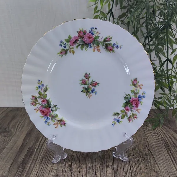 Royal Albert Moss Rose Gebaksbordje 18cm 1 Royal Albert Moss Rose Gebaksbordje 18cm 1
