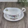 Royal Albert Moss Rose Sauciere Juskom losse Schotel 2 Royal Albert Moss Rose Sauciere Juskom losse Schotel 2