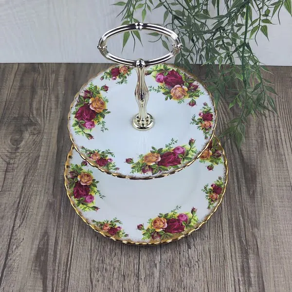 Royal Albert Old Country Roses Etagère 2 laags 2