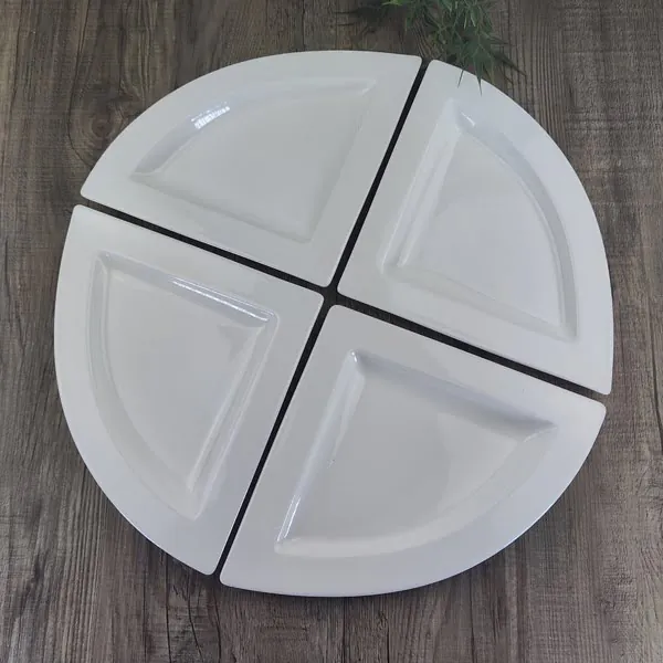 Villeroy & Boch New Wave Bord Driehoek set van 4 (cirkel) 3 Villeroy & Boch New Wave Bord Driehoek set van 4 (cirkel) 3