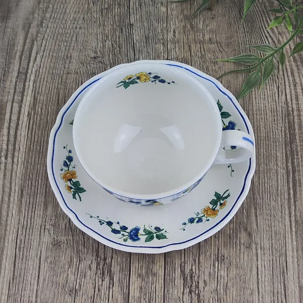 Villeroy & Boch Phoenix Blau Theekop en Schotel 2
