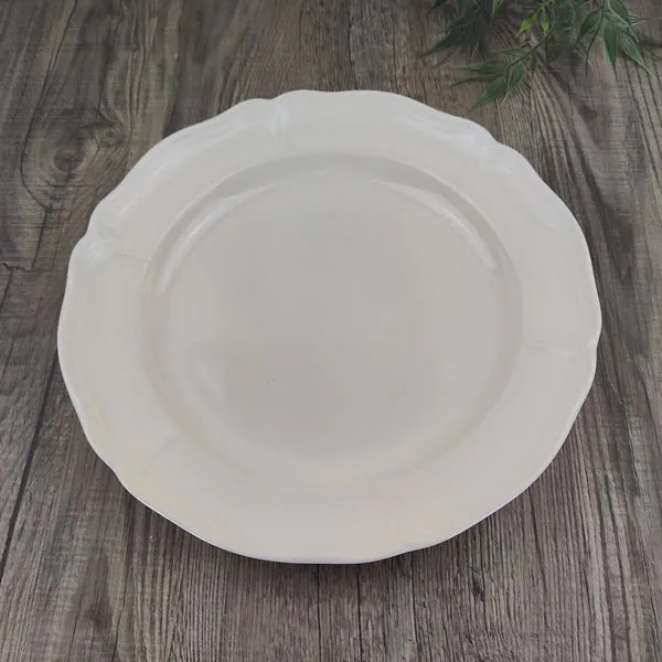 Wedgwood Queens Plain Dinerbord 3 Wedgwood Queens Plain Dinerbord 3
