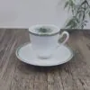 Royal Copenhagen Grøn Melodi 14087 Espresso- Koffiekop met Schotel 1 Royal Copenhagen Grøn Melodi 14087 Espresso- Koffiekop met Schotel 1