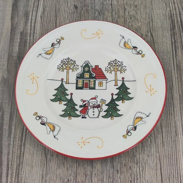 Wedgwood Windsor Christmas Gebaksbordje 18cm 3 Wedgwood Windsor Christmas Gebaksbordje 18cm 3