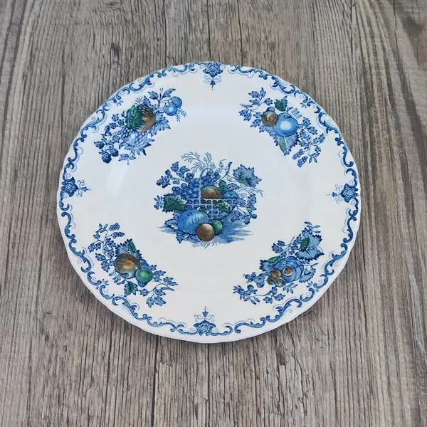 Mason’s Fruit Basket Blue Gebaksbordje 15cm 3