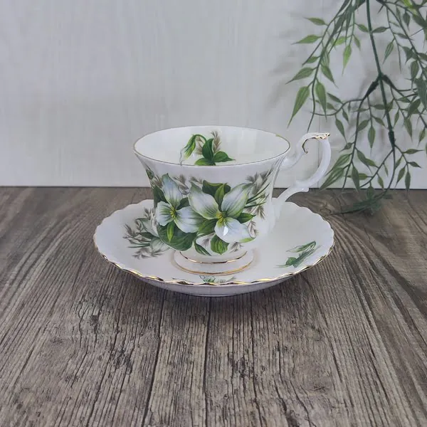 Royal Albert Trillium Herenkop & schotel 1 Royal Albert Trillium Herenkop & schotel 1