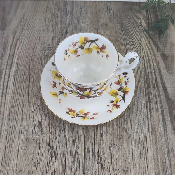Royal Albert Woodland Series Dameskop & schotel ‘Robin’ 2