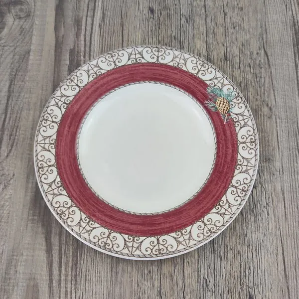 Wedgwood Sarah’s Garden Gebaksbordje Dennenappel Rood 3 Wedgwood Sarah’s Garden Gebaksbordje Dennenappel Rood 3