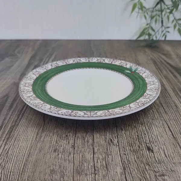 Wedgwood Sarah’s Garden Gebaksbordje Hulst Groen 2