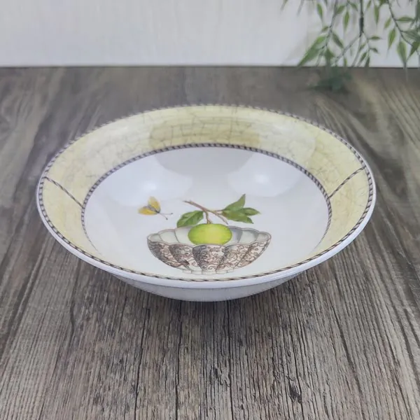 Wedgwood Sarah’s Garden Papschaaltje Desserkommetje Ø17cm Geel 1 Wedgwood Sarah’s Garden Papschaaltje Desserkommetje Ø17cm Geel 1