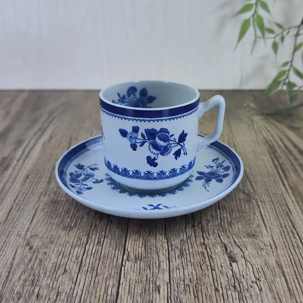 Copeland Spode Gloucester Blue Koffiekop en Schotel 1 Copeland Spode Gloucester Blue Koffiekop en Schotel 1