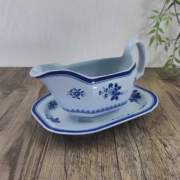 Copeland Spode Gloucester Blue Sauciere Juskom vaste Schotel 1 Copeland Spode Gloucester Blue Sauciere Juskom vaste Schotel 1
