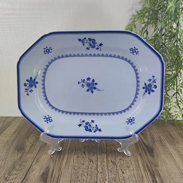 Copeland Spode Gloucester Blue Serveerschaal 36cm 1 Copeland Spode Gloucester Blue Serveerschaal 36cm 1