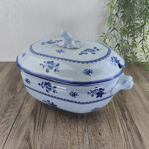 Copeland Spode Gloucester Blue Soep Terrine 1 Copeland Spode Gloucester Blue Soep Terrine 1