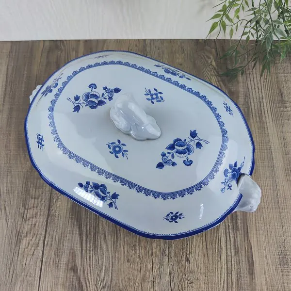 Copeland Spode Gloucester Blue Soep Terrine 2