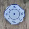 Copeland Spode Gloucester Blue Vierkante Koek Schaal 3 Copeland Spode Gloucester Blue Vierkante Koek Schaal 3