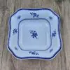 Copeland Spode Gloucester Blue Vierkante Salade Schaal 3 Copeland Spode Gloucester Blue Vierkante Salade Schaal 3