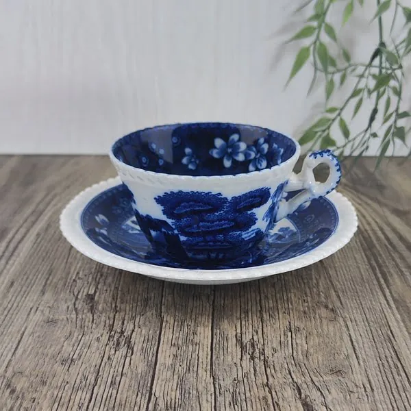 Copeland Spode Tower Blue Theekop en Schotel 1 Copeland Spode Tower Blue Theekop en Schotel 1