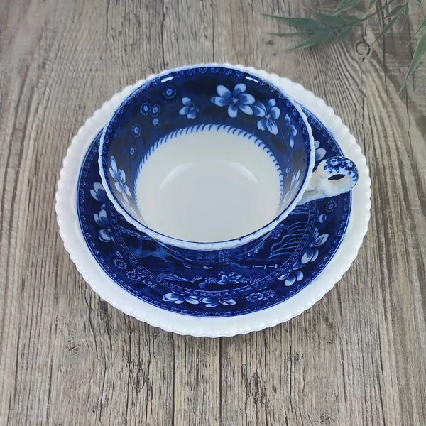 Copeland Spode Tower Blue Theekop en Schotel 2