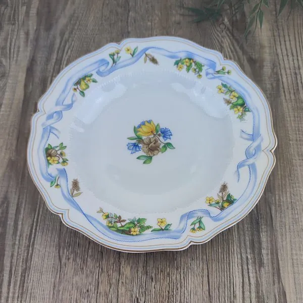 Haviland Limoges Ruban Diep Bord 3 Haviland Limoges Ruban Diep Bord 3