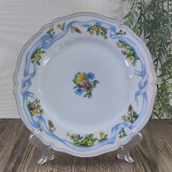 Haviland Limoges Ruban Dinerbord 25cm 1 Haviland Limoges Ruban Dinerbord 25cm 1