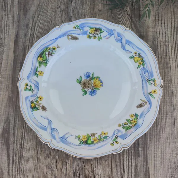 Haviland Limoges Ruban Dinerbord 26cm 3 Haviland Limoges Ruban Dinerbord 26cm 3