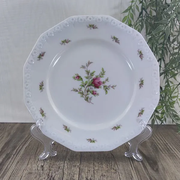 Rosenthal Maria Moosrose Kontinental Ontbijtbord 1 Rosenthal Maria Moosrose Kontinental Ontbijtbord 1