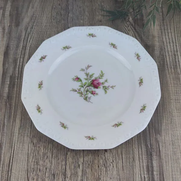 Rosenthal Maria Moosrose Kontinental Ontbijtbord 3 Rosenthal Maria Moosrose Kontinental Ontbijtbord 3
