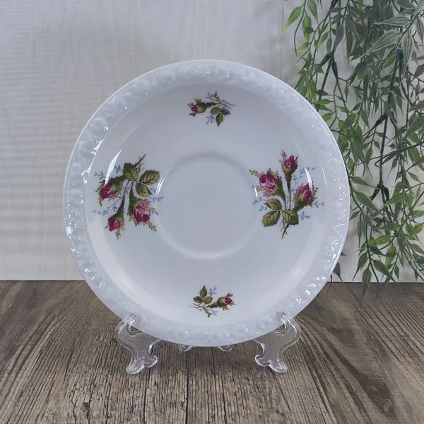 Rosenthal Maria Moosrose Kontinental Schotel voor Soepkom 1 Rosenthal Maria Moosrose Kontinental Schotel voor Soepkom 1