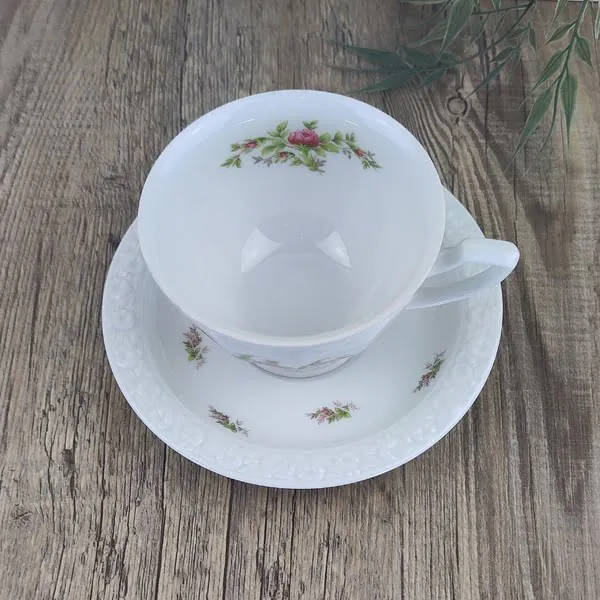 Rosenthal Maria Moosrose Kontinental Theekop en Schotel 2