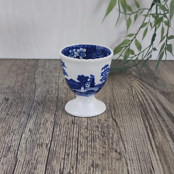 Spode Tower Blue Eierdopje 1 Spode Tower Blue Eierdopje 1