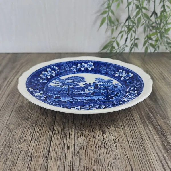 Spode Tower Blue Gebaks- Fruit- Dessertbord 2