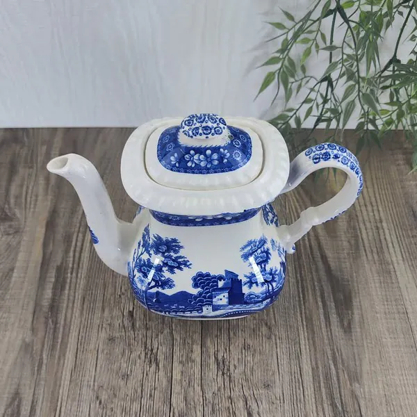 Spode Tower Blue Koffiekan 2