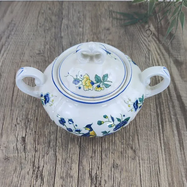 Villeroy & Boch Phoenix Blau Suikerpot met Deksel 2