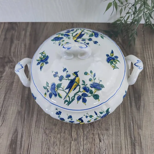 Villeroy & Boch Phoenix Blau Terrine Dekschaal met Deksel 2