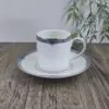 Wedgwood Amherst Koffiekop en Schotel recht 1 Wedgwood Amherst Koffiekop en Schotel recht 1