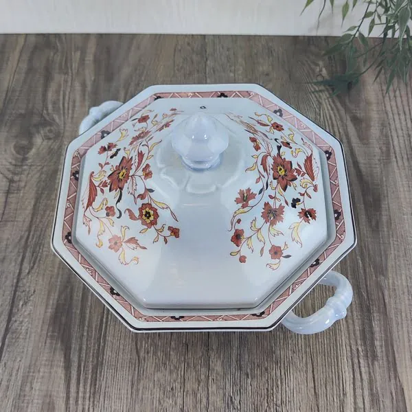 Wedgwood Kashmar Terrine Dekschaal met Deksel 3 Wedgwood Kashmar Terrine Dekschaal met Deksel 3