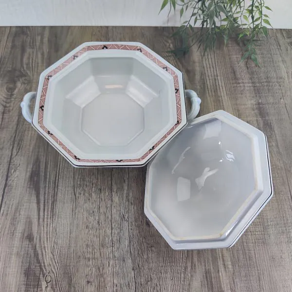Wedgwood Kashmar Terrine Dekschaal met Deksel 4 Wedgwood Kashmar Terrine Dekschaal met Deksel 4
