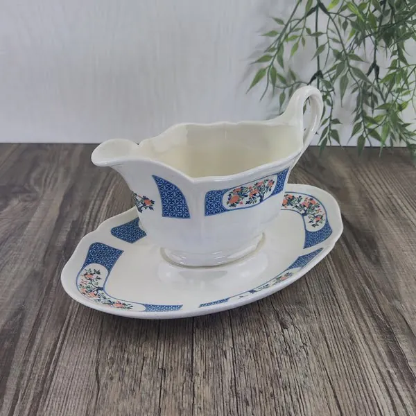 Wedgwood Kyoto Sauciere Juskom vaste Schotel 2 Wedgwood Kyoto Sauciere Juskom vaste Schotel 2