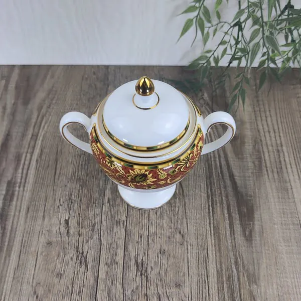 Wedgwood Persia Suikerpot met Deksel Globe 2
