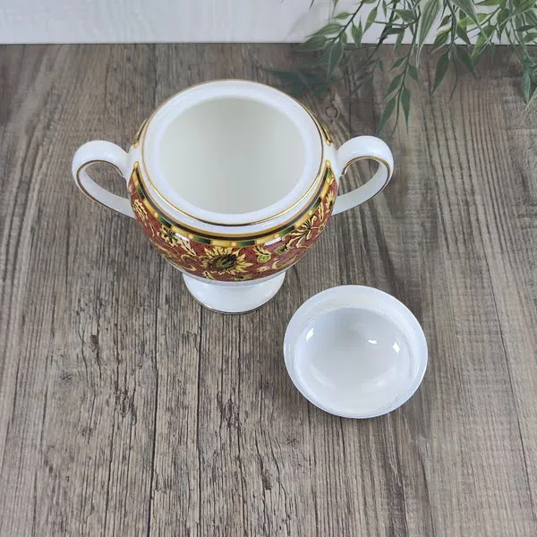 Wedgwood Persia Suikerpot met Deksel Globe 3 Wedgwood Persia Suikerpot met Deksel Globe 3