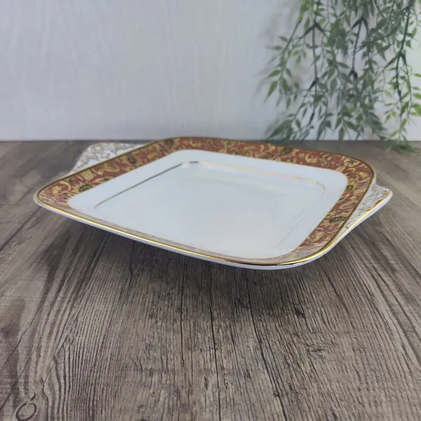 Wedgwood Persia Vierkante Koek Schaal 2
