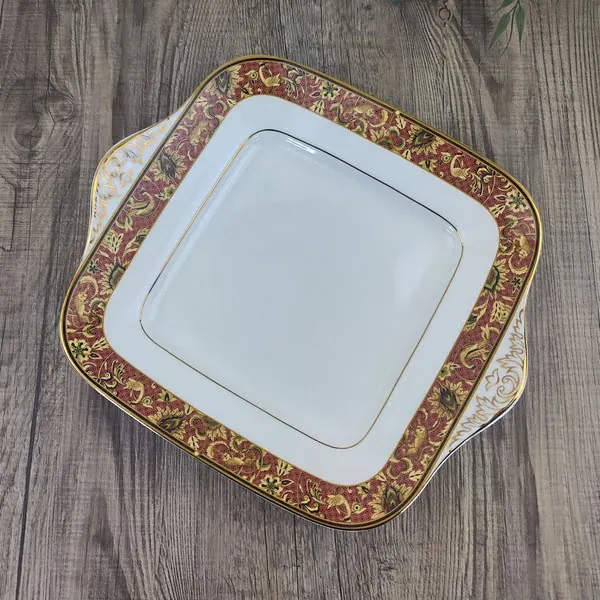 Wedgwood Persia Vierkante Koek Schaal 3